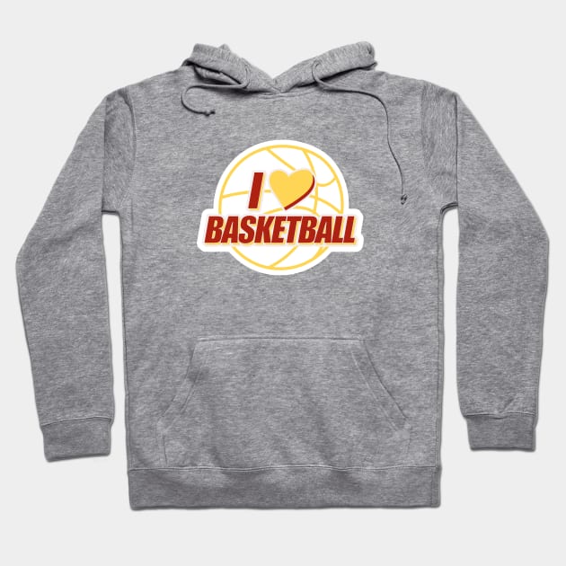 I Heart Basketball Hoodie by Hayden Mango Collective 